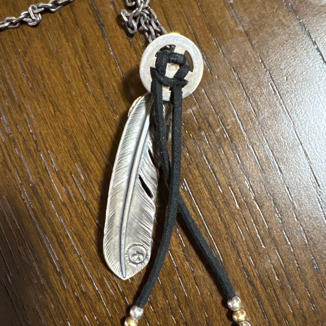 ゴローズ　フェザーターコイズネックレス