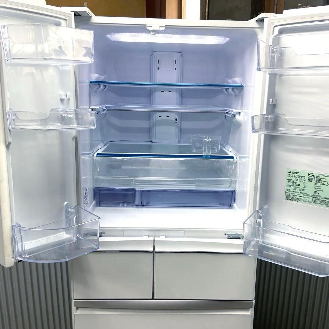 MITSUBISHI 三菱⭐️6ドア冷蔵庫　フレンチドア　2020製　470L