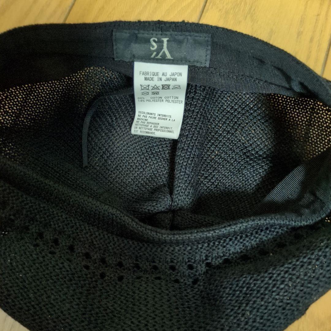 黒いメッシュベレー帽 フリーサイズ