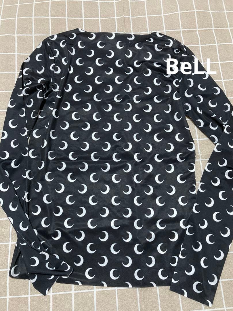 Marine Serre Moon ムーントップス 長袖 ブラック S