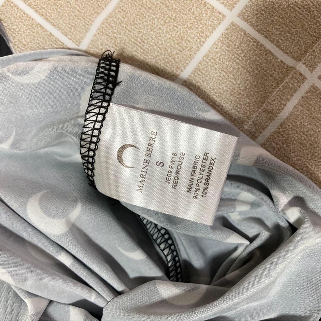 Marine Serre Moon ムーントップス 長袖 ブラック S