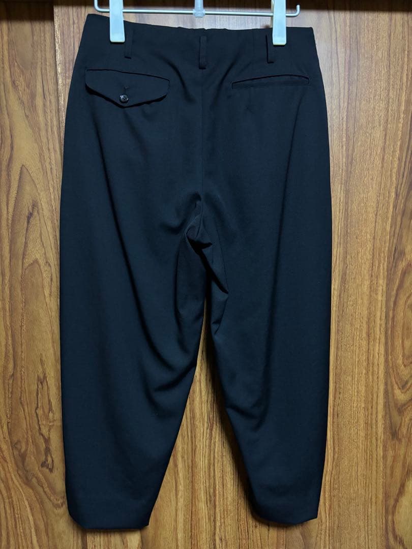 【新品未使用】コムデギャルソンオムプリュス ウールギャバジン 2タックパンツ