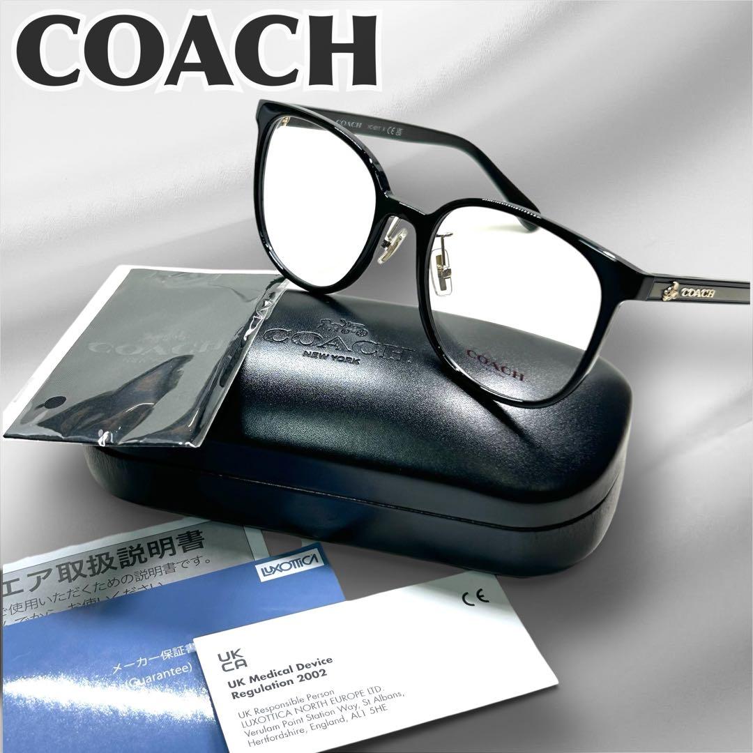 現行✨COACH ディズニーコラボ　ブラックフレーム メガネサングラス