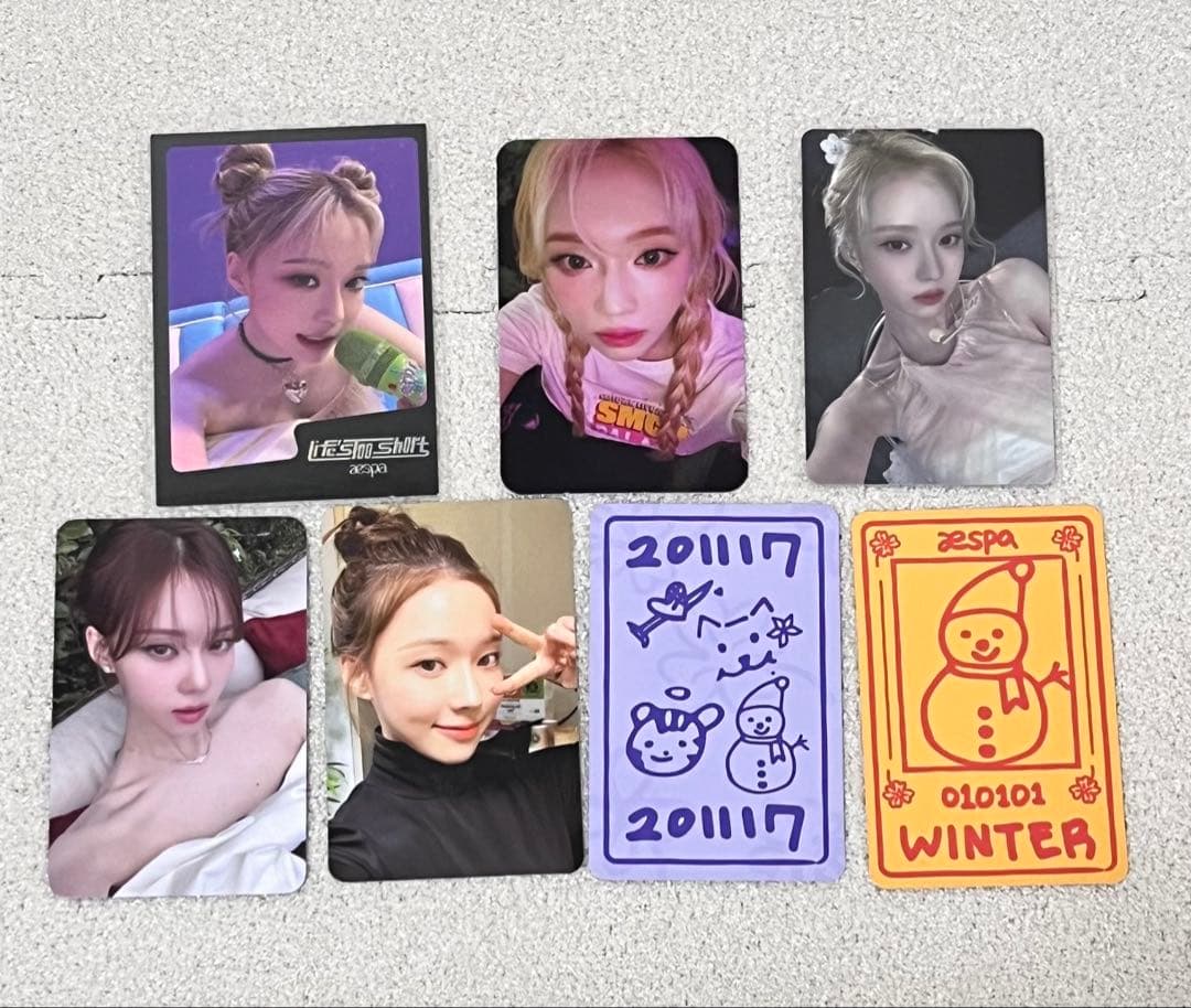 aespa ウィンター トレカ セット