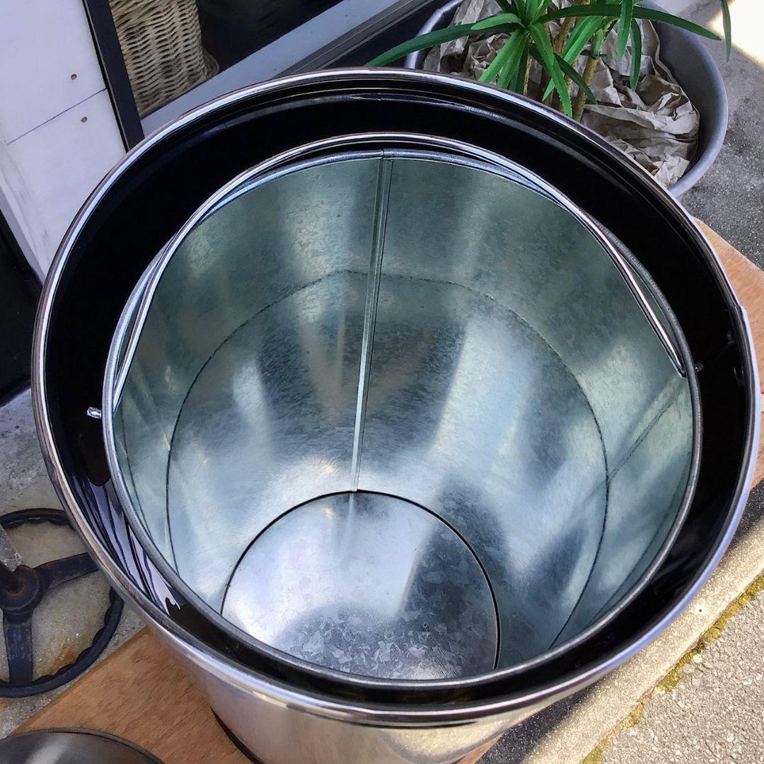 新品 ダストボックス ゴミ箱 25L ダルトン ステンレス インダストリアル