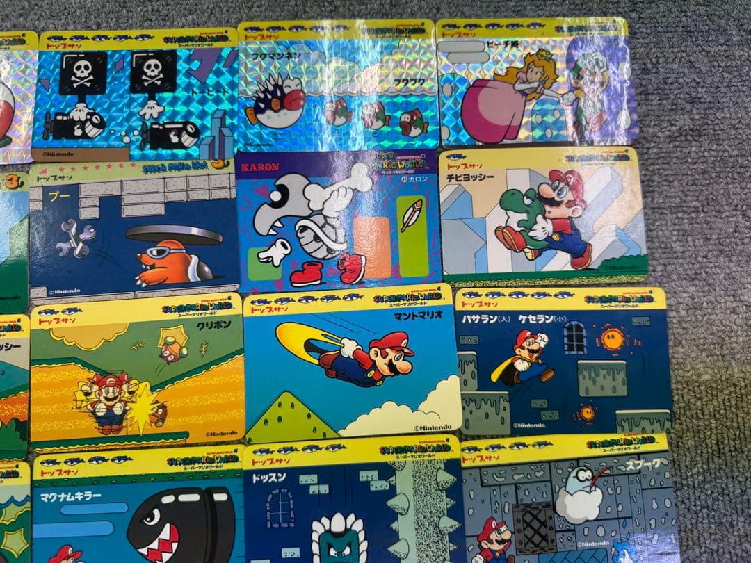 スーパーマリオ　当時物　カードまとめ売り　てれびでんわ　トップサン　49枚