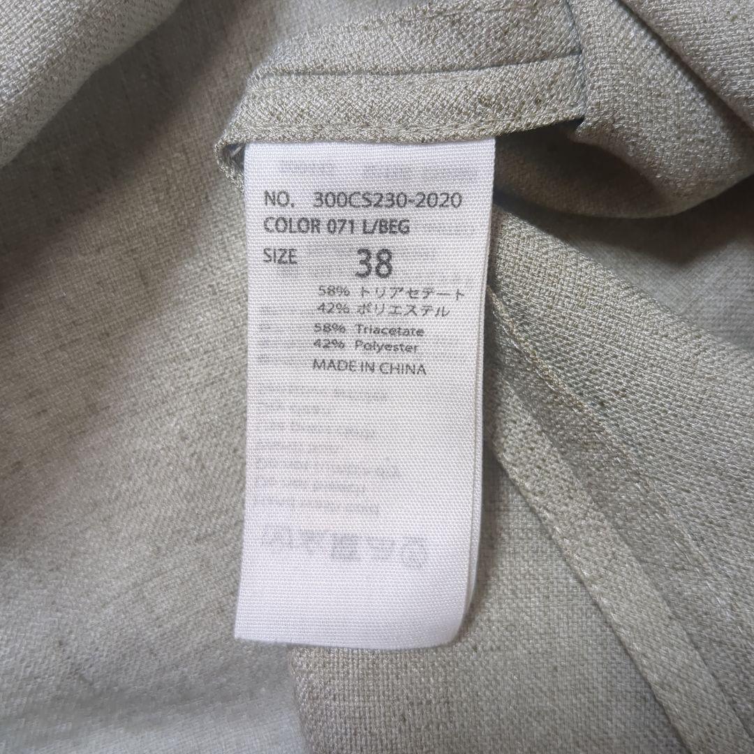 ENFOLD エンフォルド　リネンライク　38　トップス