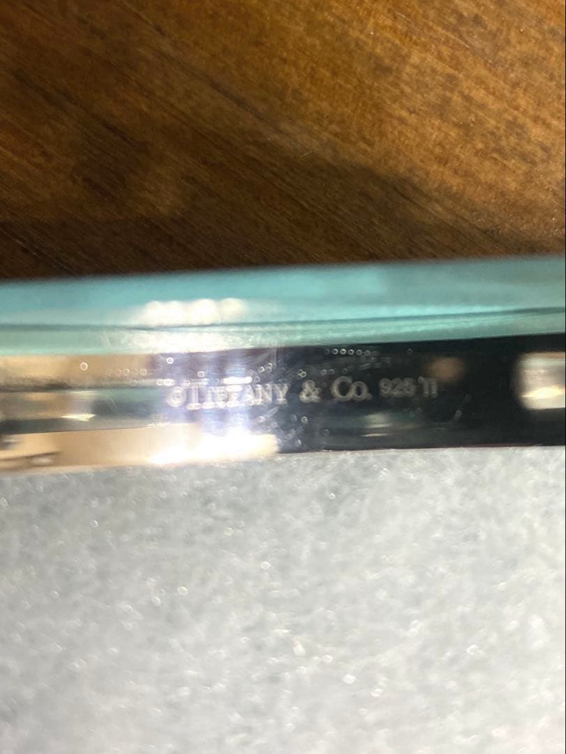 Tiffany ティファニー 1837 ブラック チタン バングル ナロー カフ