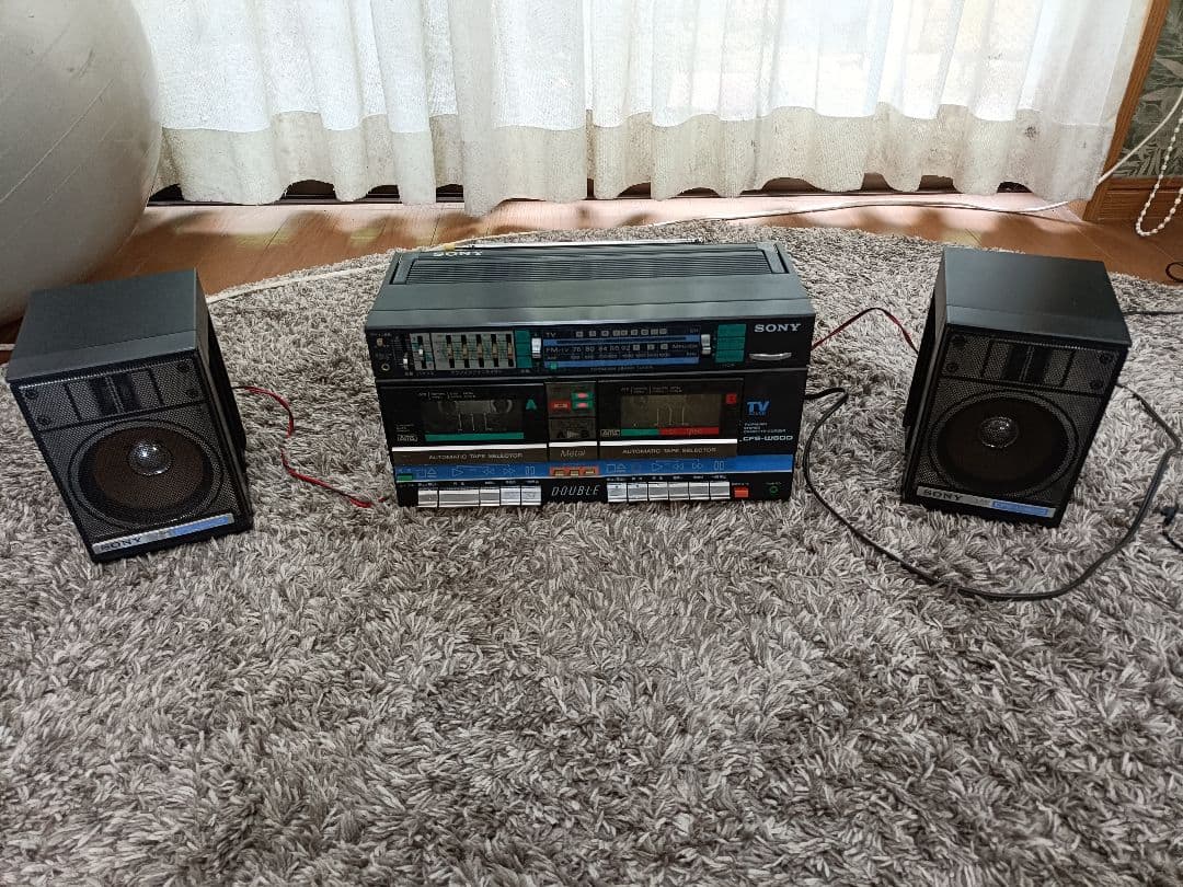 森*田様 SONY CFS-W600 ラジカセ FM/AM 3バンドチューナー