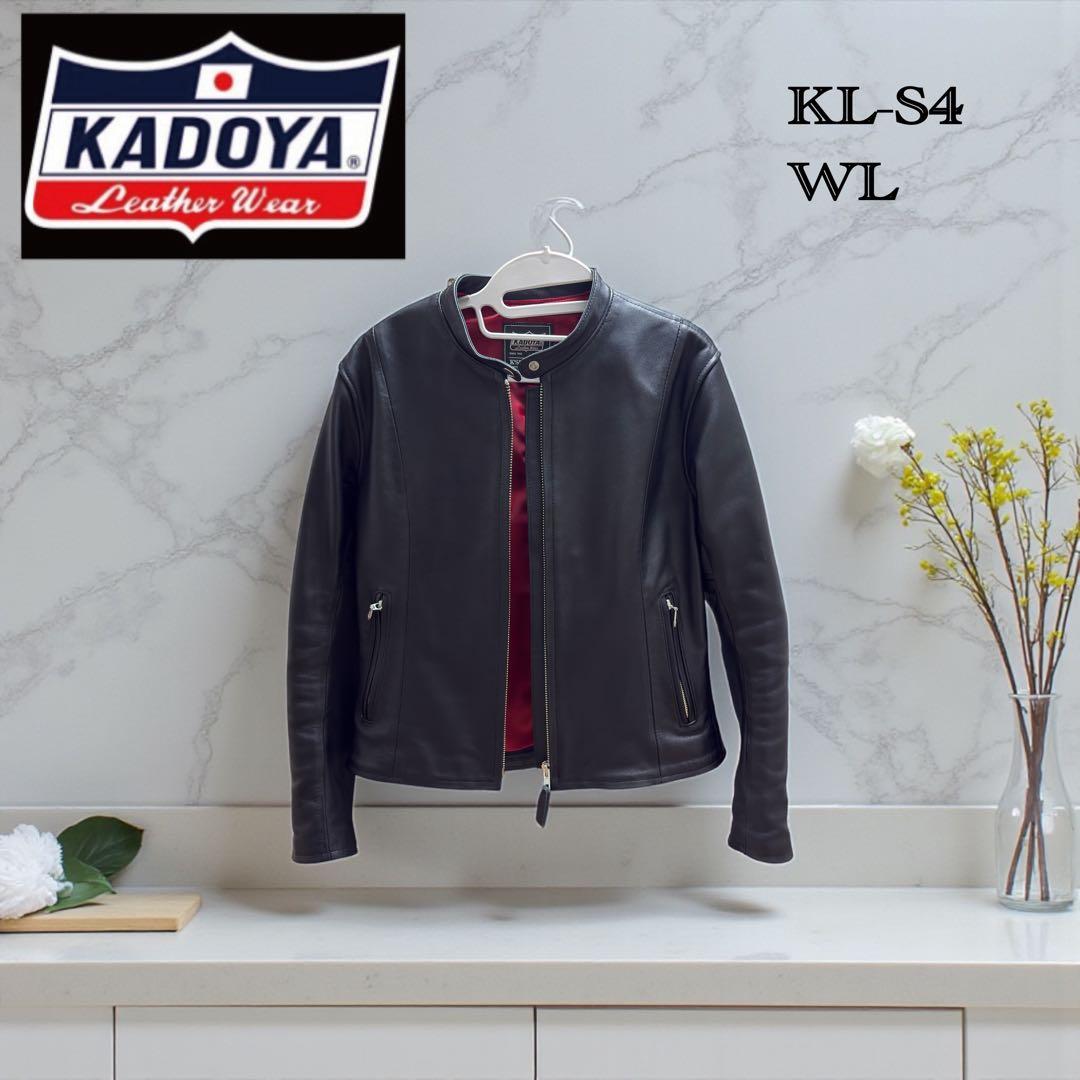 新品同様　KADOYA KL-S4 カドヤ　レザー　シングルライダース　Ｌ
