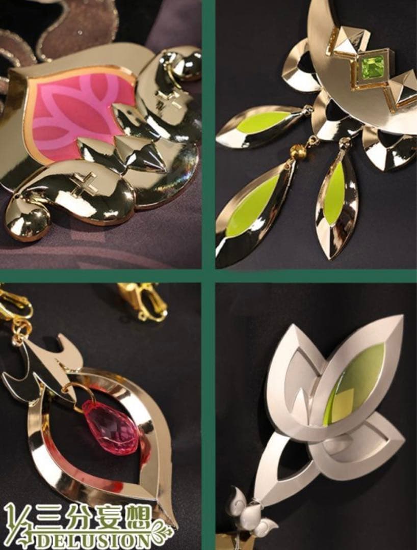 三分妄想/原神/コレイ/Ｍ/コスプレ衣装＋靴＋ウィッグフルセット