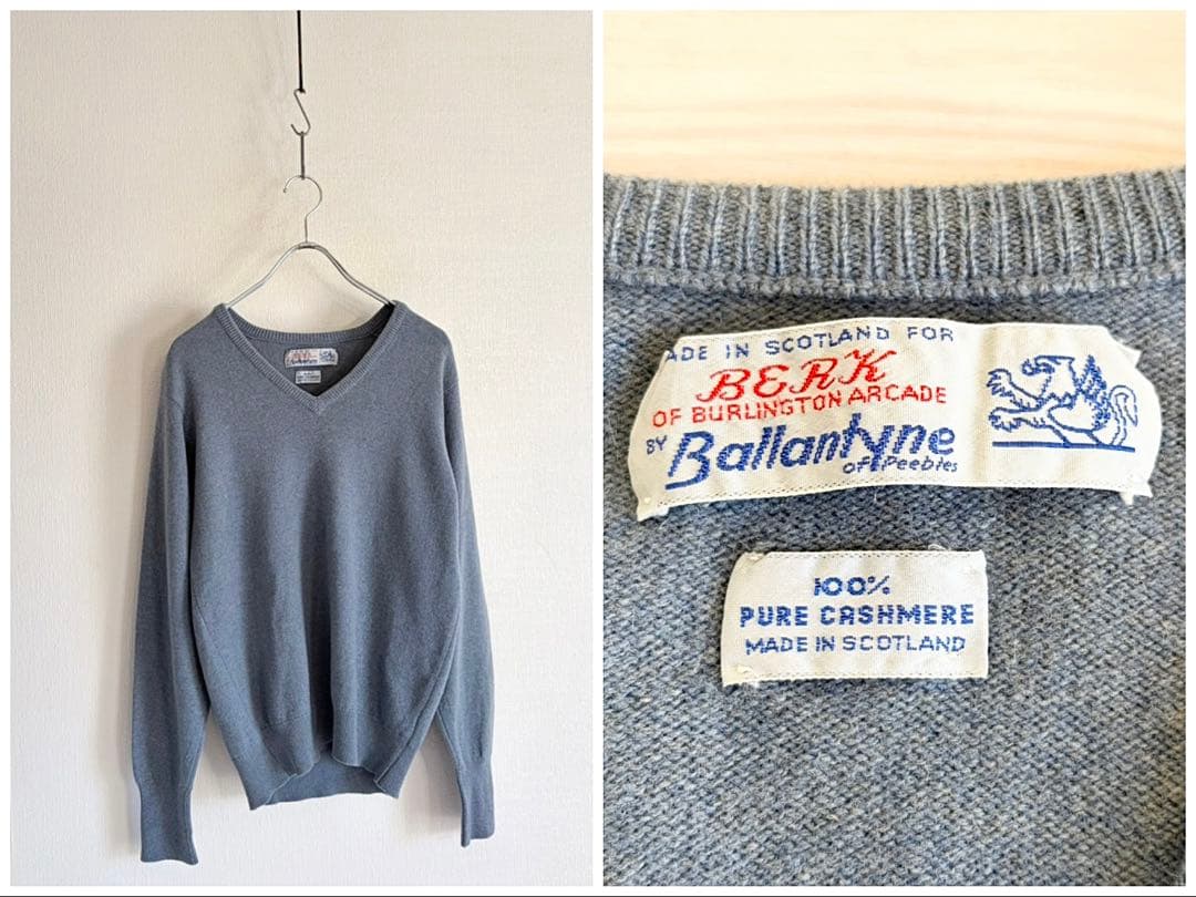 トップス Vintage Ballantyne cashmere sweater