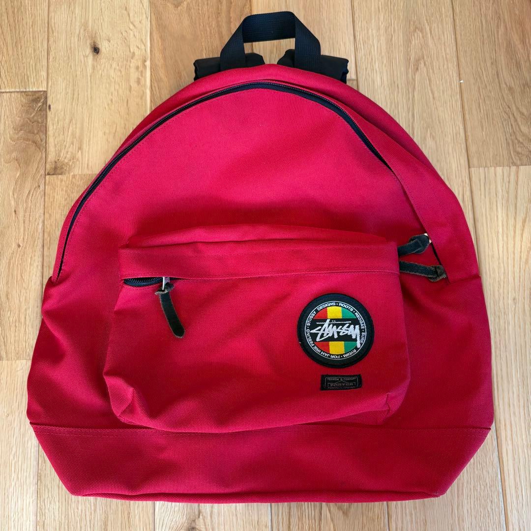 STUSSY × PORTER レッドバックパック