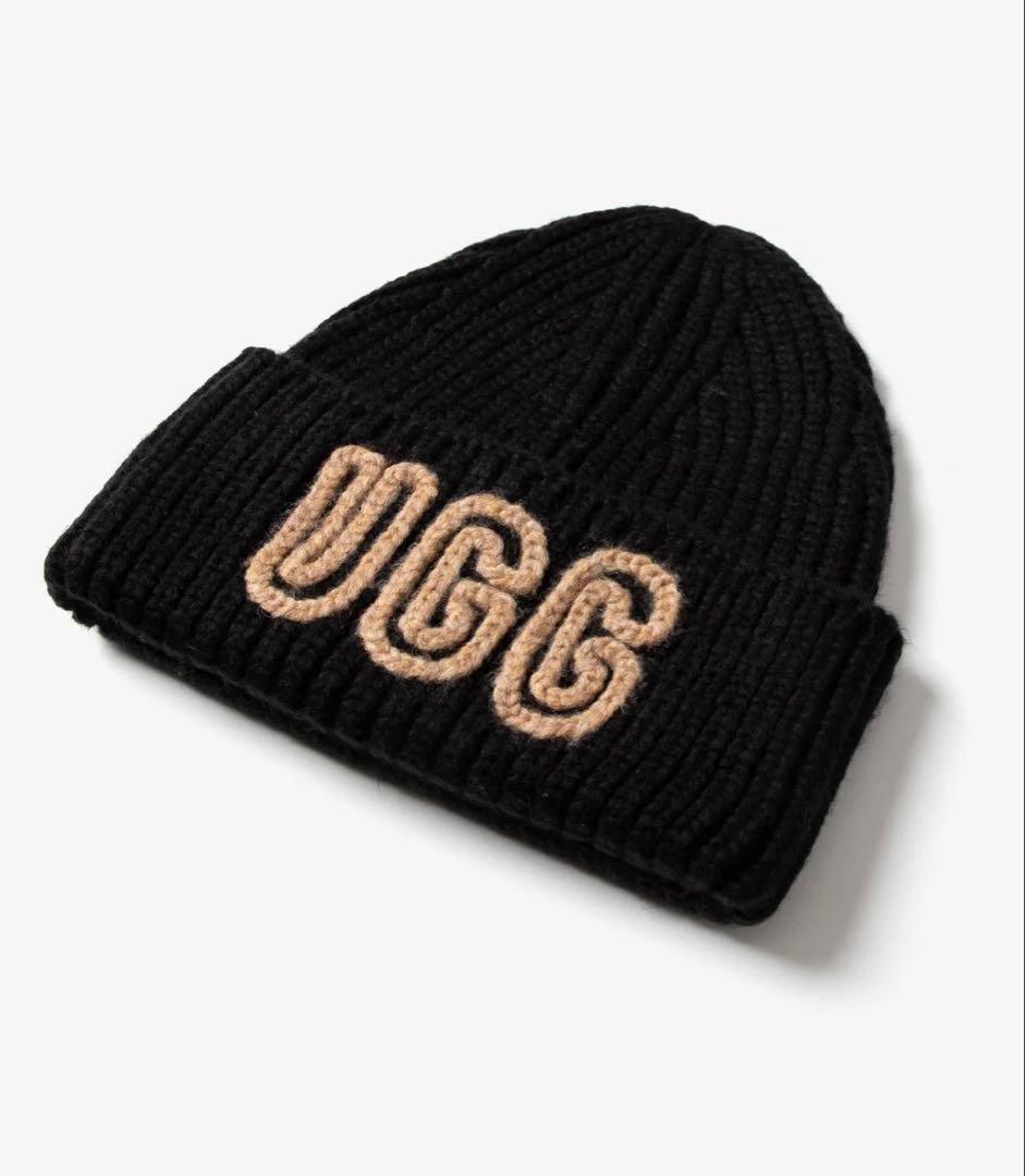 【UGG】ニット帽＊CHUNKY RIB BEANIE＊ブラック＊新品