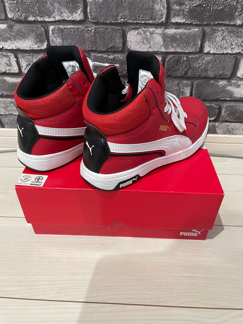 PUMAプーマ安全靴スニーカーセーフティー靴衝撃吸収制電作業26.5センチ