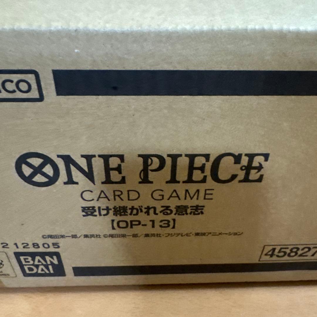受け継がれる意志　1カートン　ダンボール未開封 ONEPIECE CARD