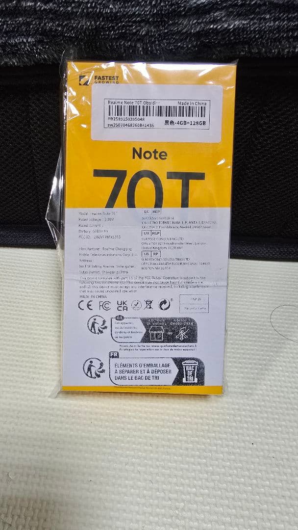 realme Note 70T 本体