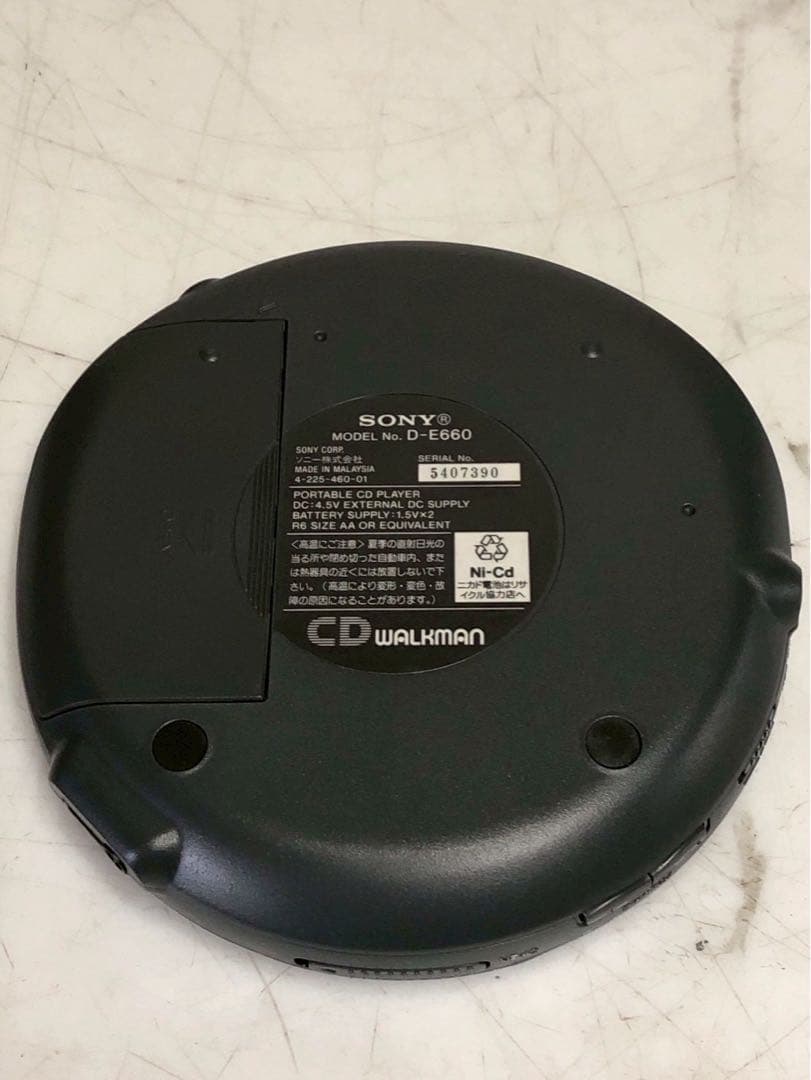 SONYソニー D-E660 CDウォークマン 20周年記念モデル品