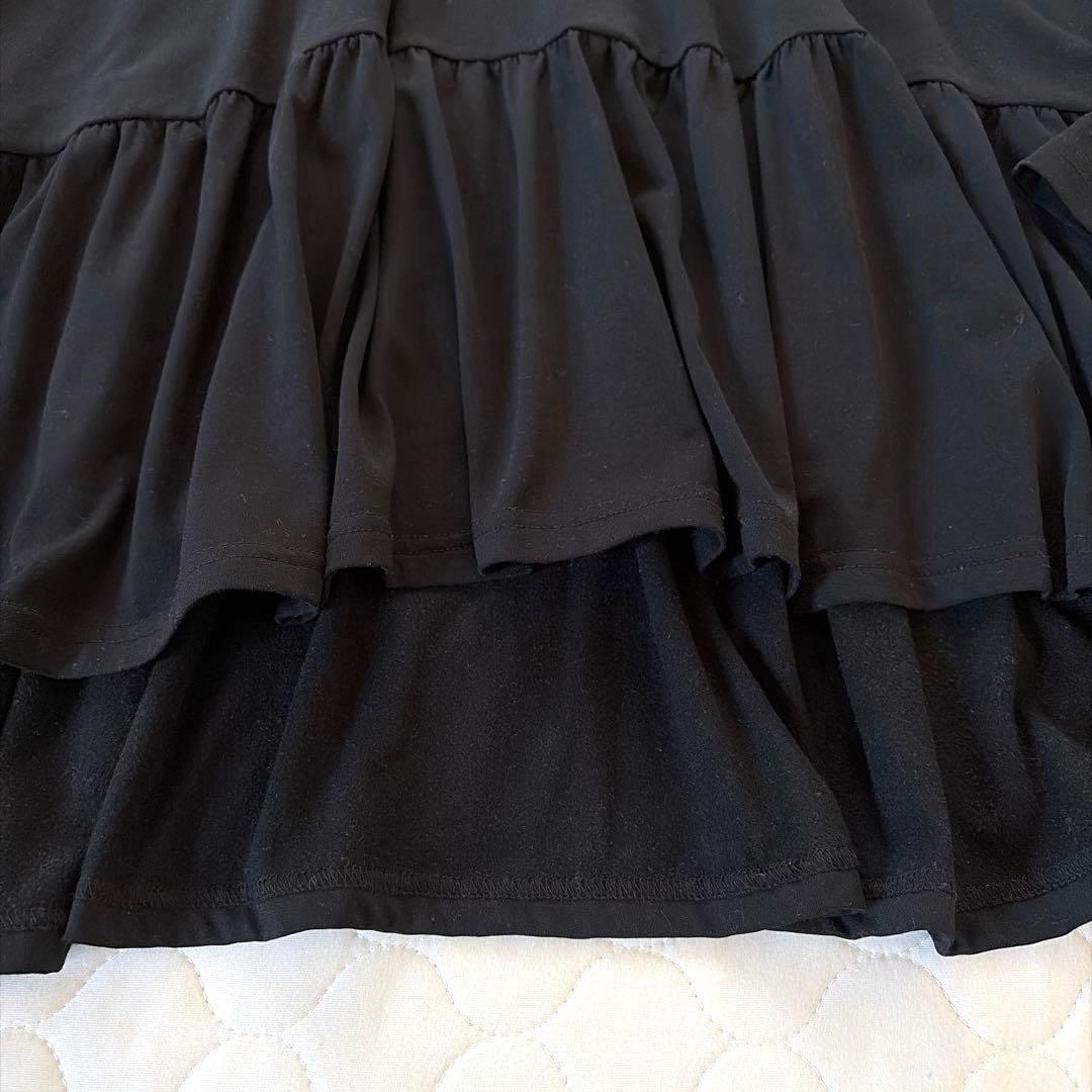 【美品】BEARDSLEY 裏起毛トロミジャージービッグTee ブラック