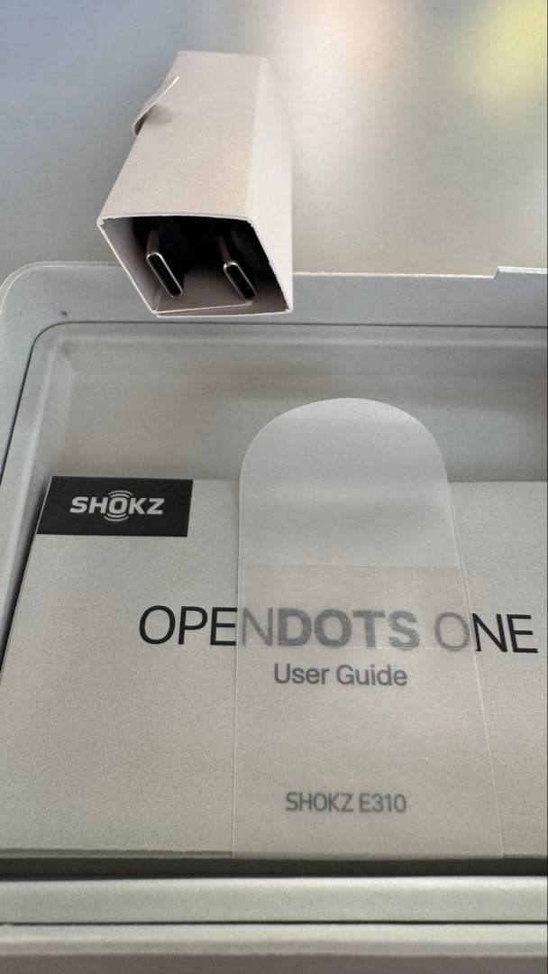 【使用回数2回】SHOKZ OPENDOTS ONE グレー