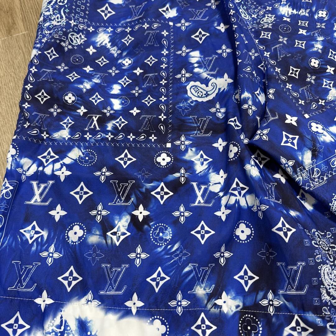 ルイヴィトン モノグラムバンダナ スイムパンツ 水着 水陸両用 ハーフパンツ S