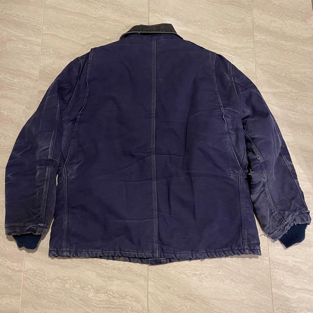 carhartt カーハートトラディショナルコート 鬼フェードネイビー XL相当