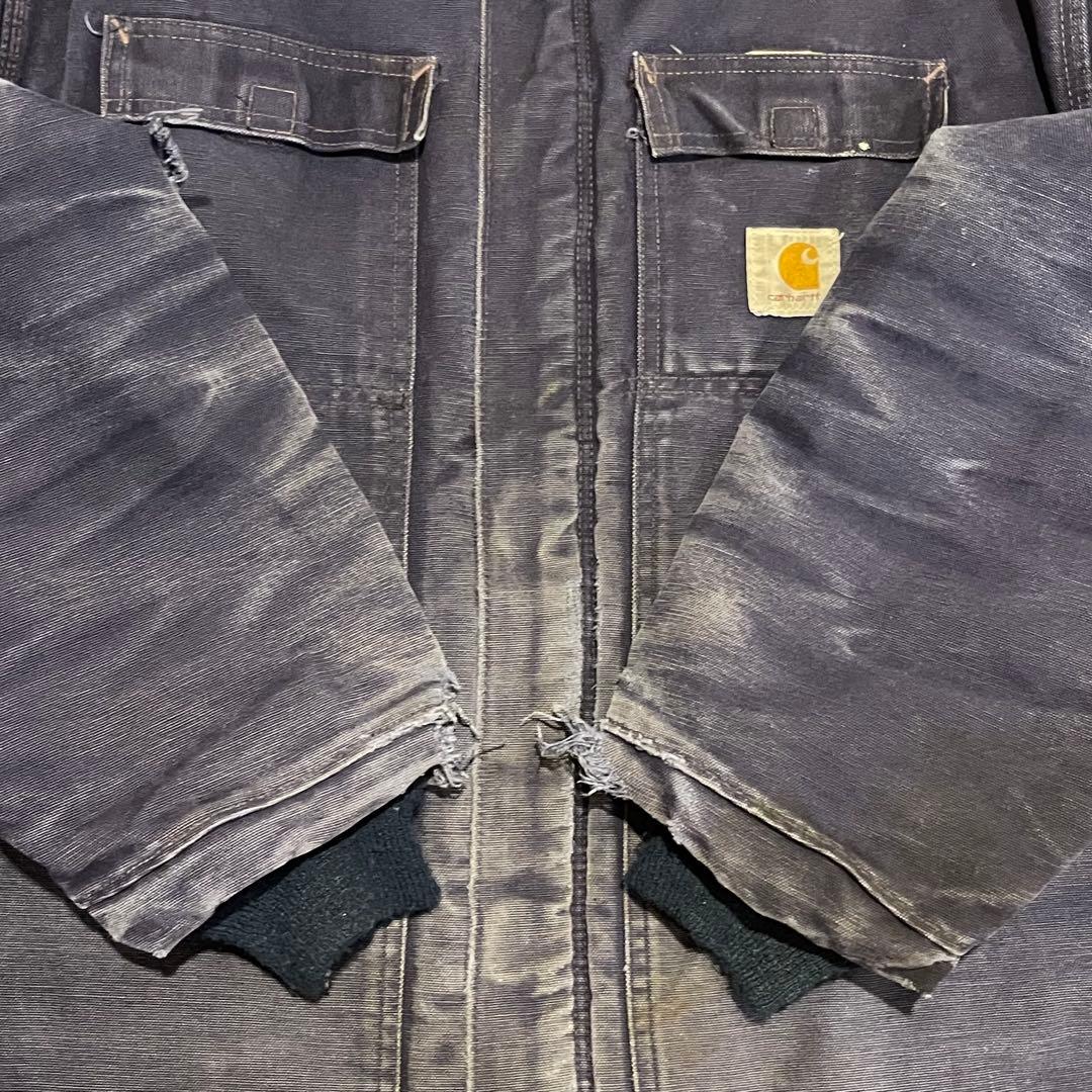 carhartt カーハートトラディショナルコート 鬼フェードネイビー XL相当