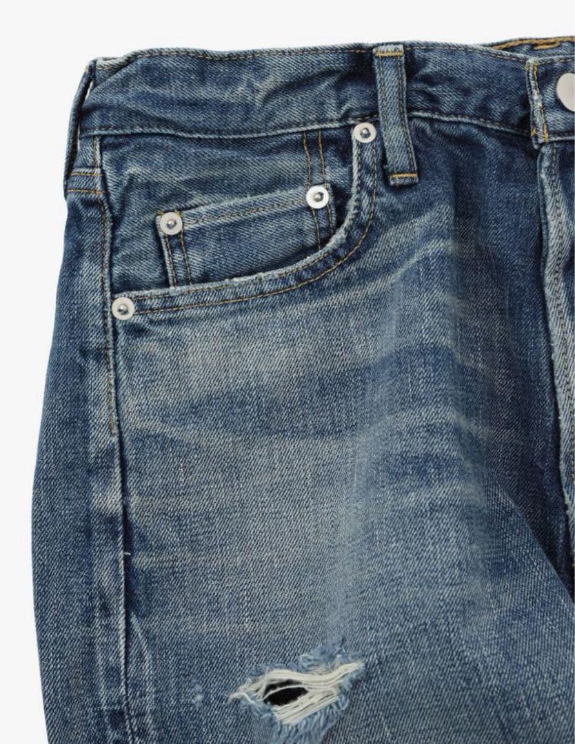 DAMAGED SELVEDGE DENIM 「J」 サイズ29
