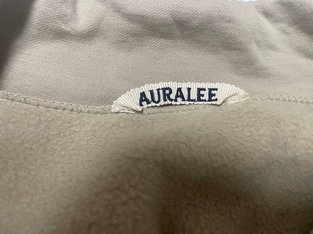 トップス AURALEE 20AW SWEAT HALF ZIP P/O 4