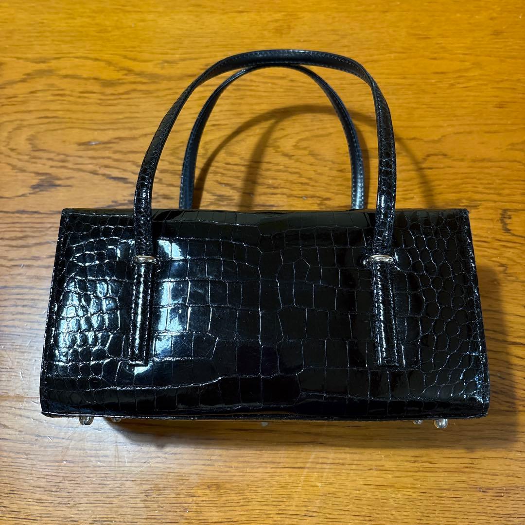 YAMAGUCHI JRA認定クロコダイルハンドバッグ