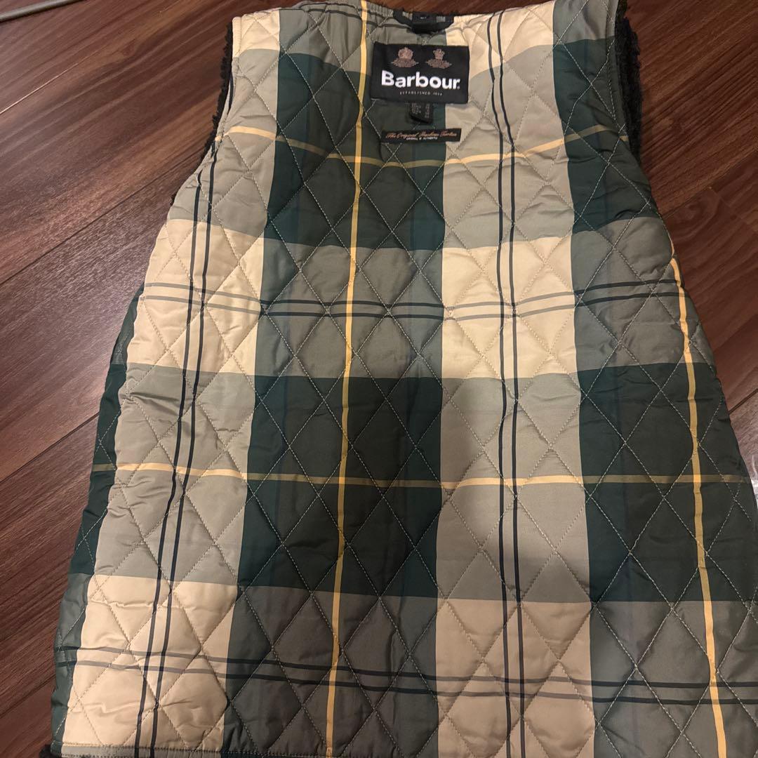 Barbour ブラック ボアベスト　サイズUK10