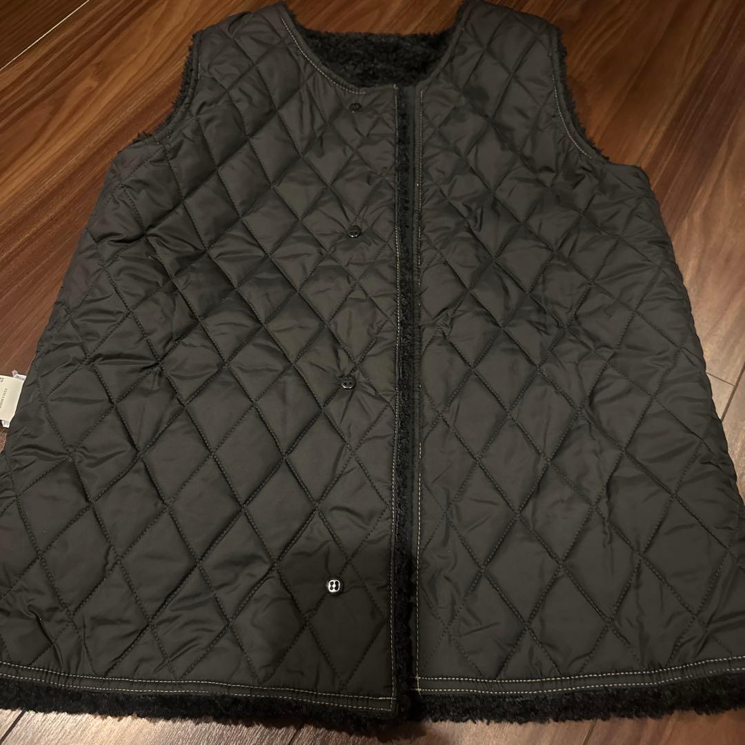 Barbour ブラック ボアベスト　サイズUK10