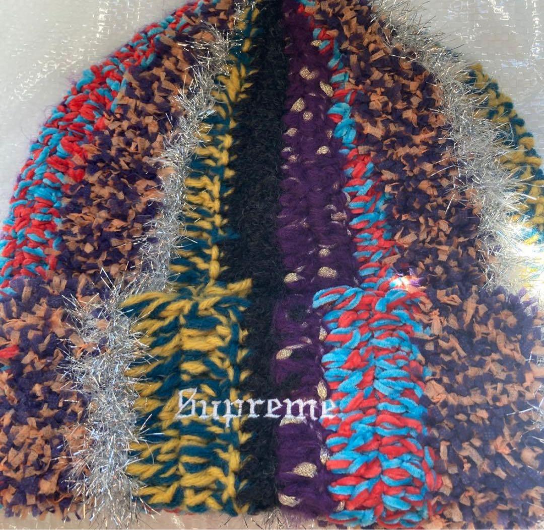 帽子 supreme Tinsel Stripe Beanie Multicolor