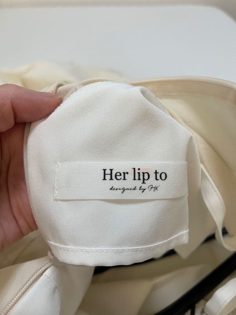 ワンピース herlipto Grace Cotton-Blend Long Dress