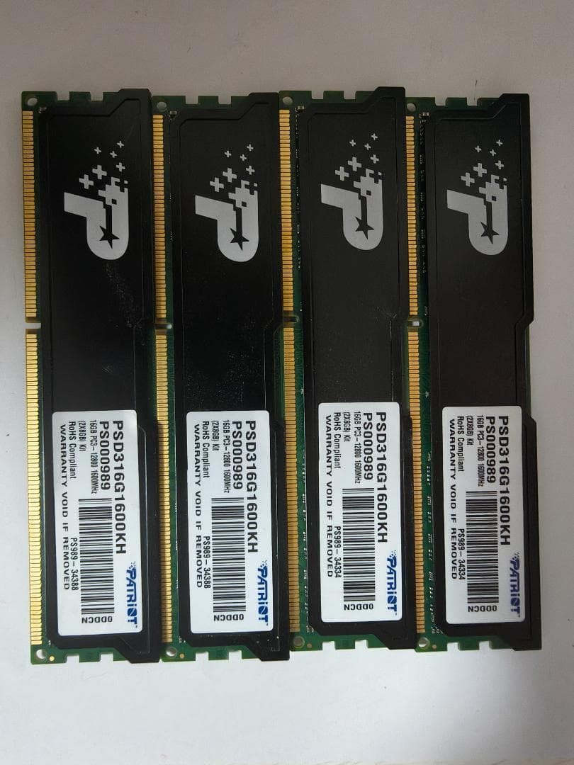 PSD316G1600KH 8GB DDR3 メモリ4枚セット