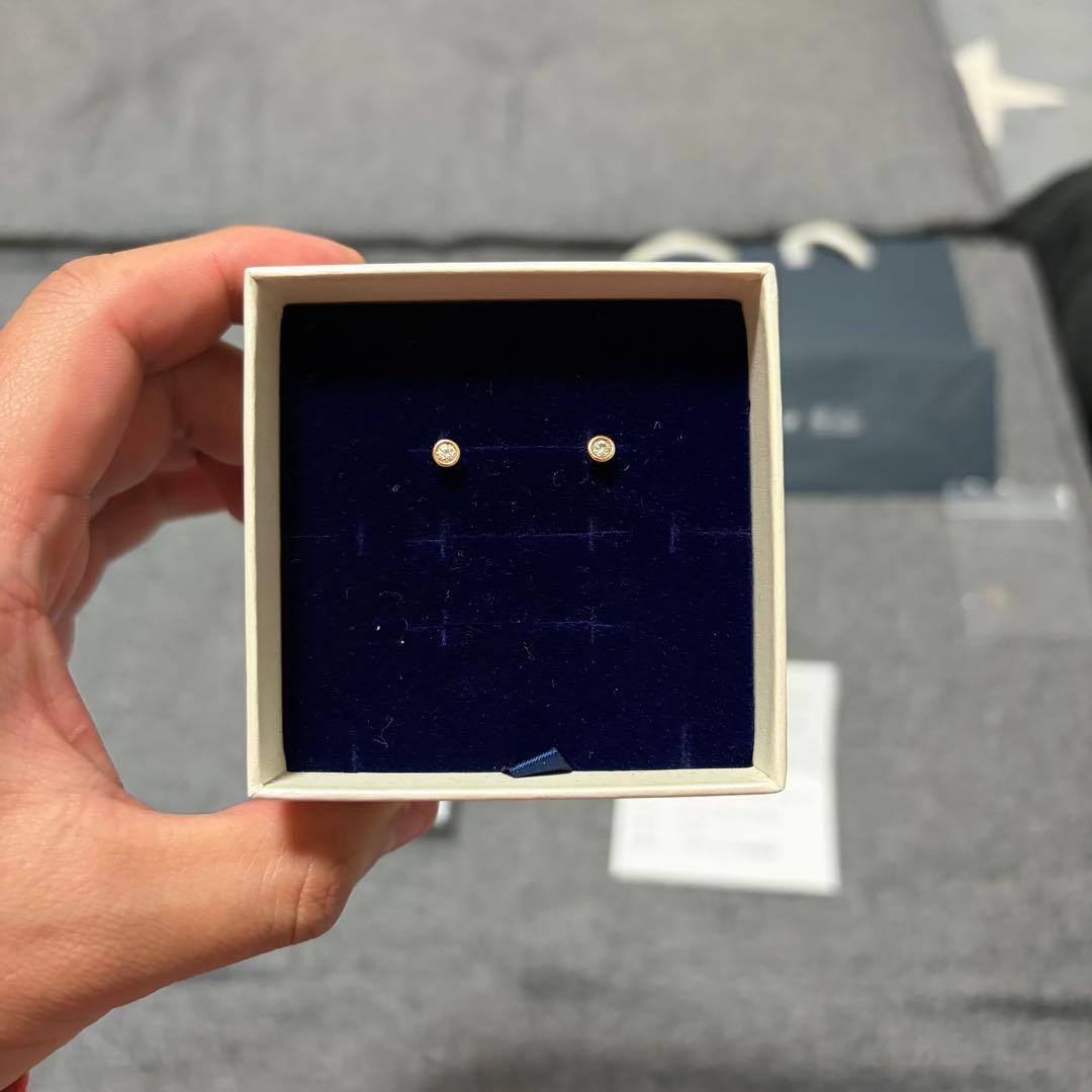 TSUTSUMI K18YG ダイヤモンドピアス