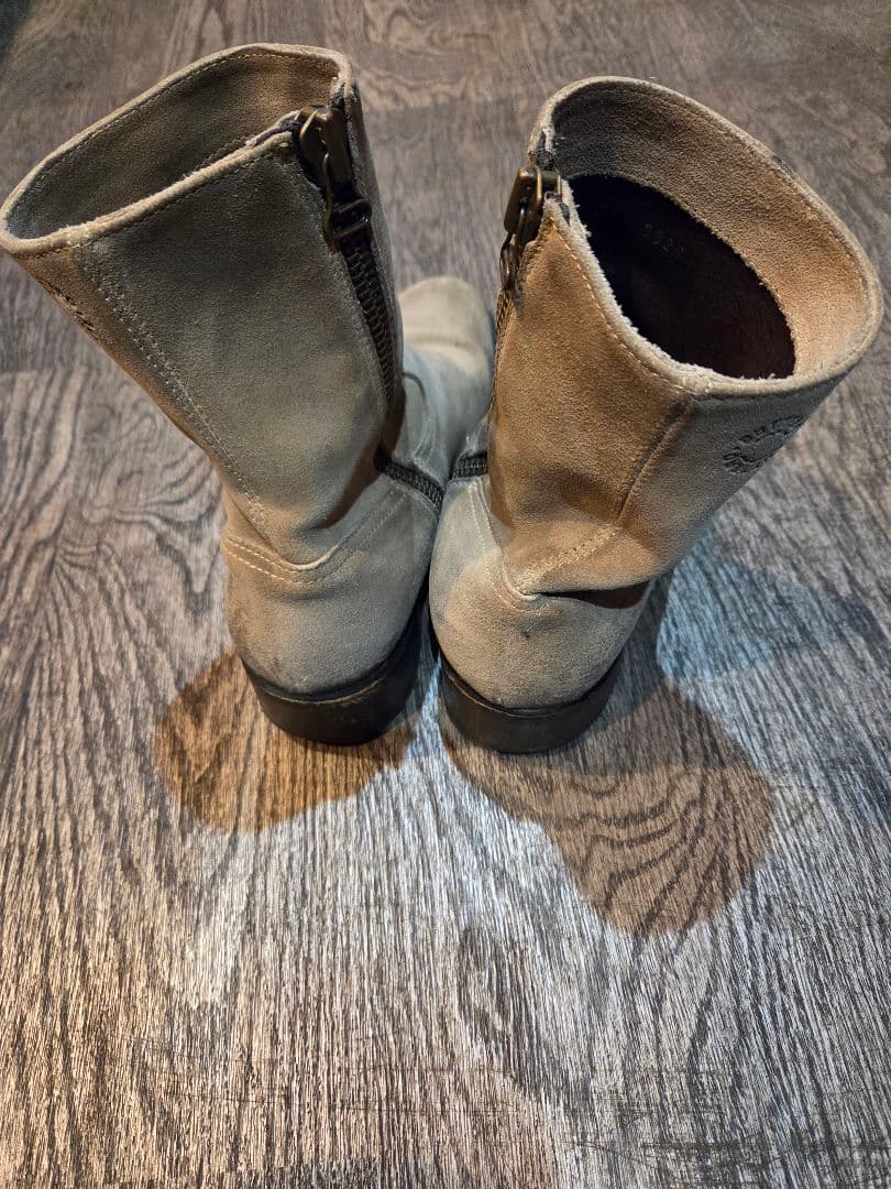 BUTTERO　ブッテロスエードブーツ　サイドジッパー40