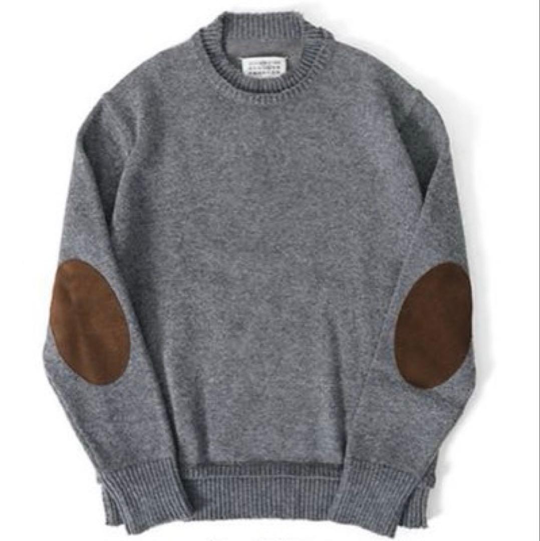 Maison Margiela SI1GP0001 エルボーパッチ プルオーバー