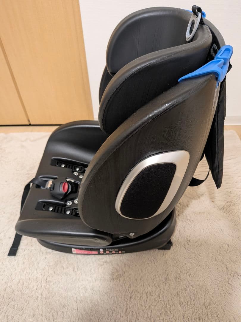 【美桜・ミオ】アイリスオーヤマ チャイルドシート 洗濯済み　ライトグレー