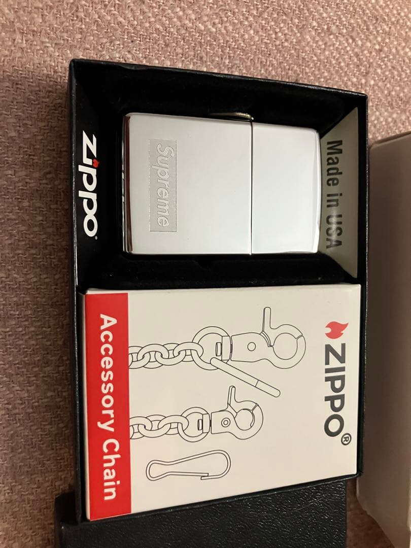 新品❗️Supreme CHAIN ZIPPO® シュプリーム ジッポ　チェーン付