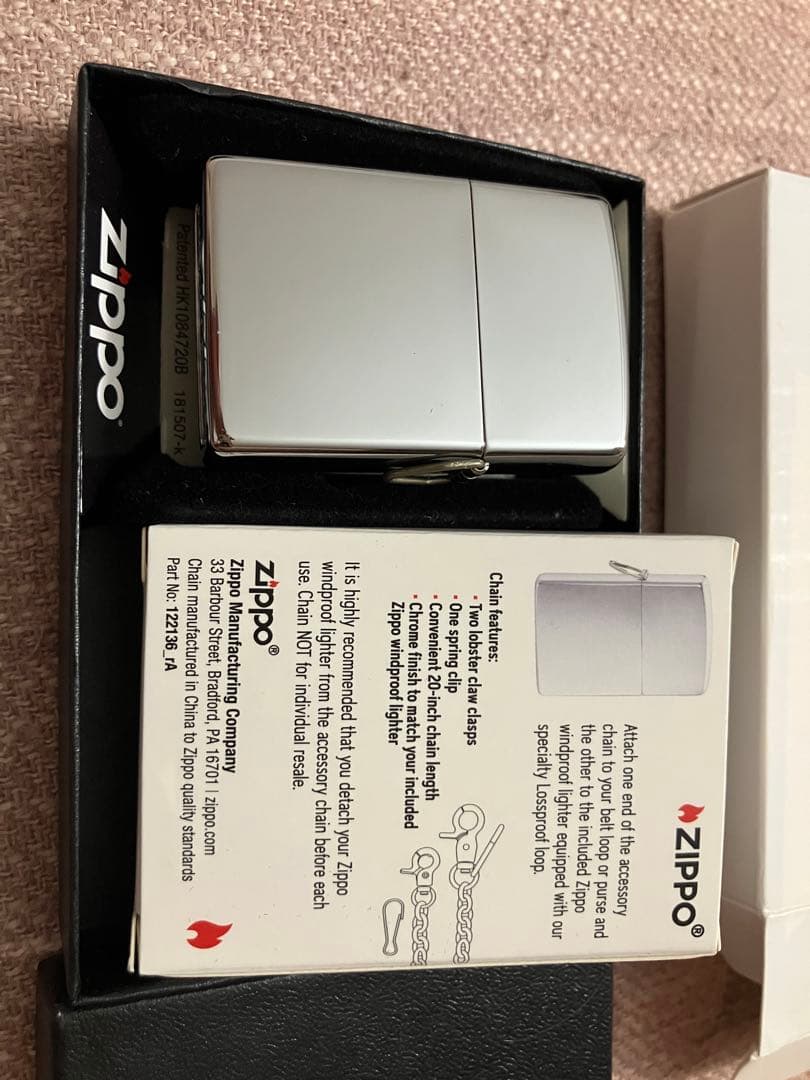 新品❗️Supreme CHAIN ZIPPO® シュプリーム ジッポ　チェーン付