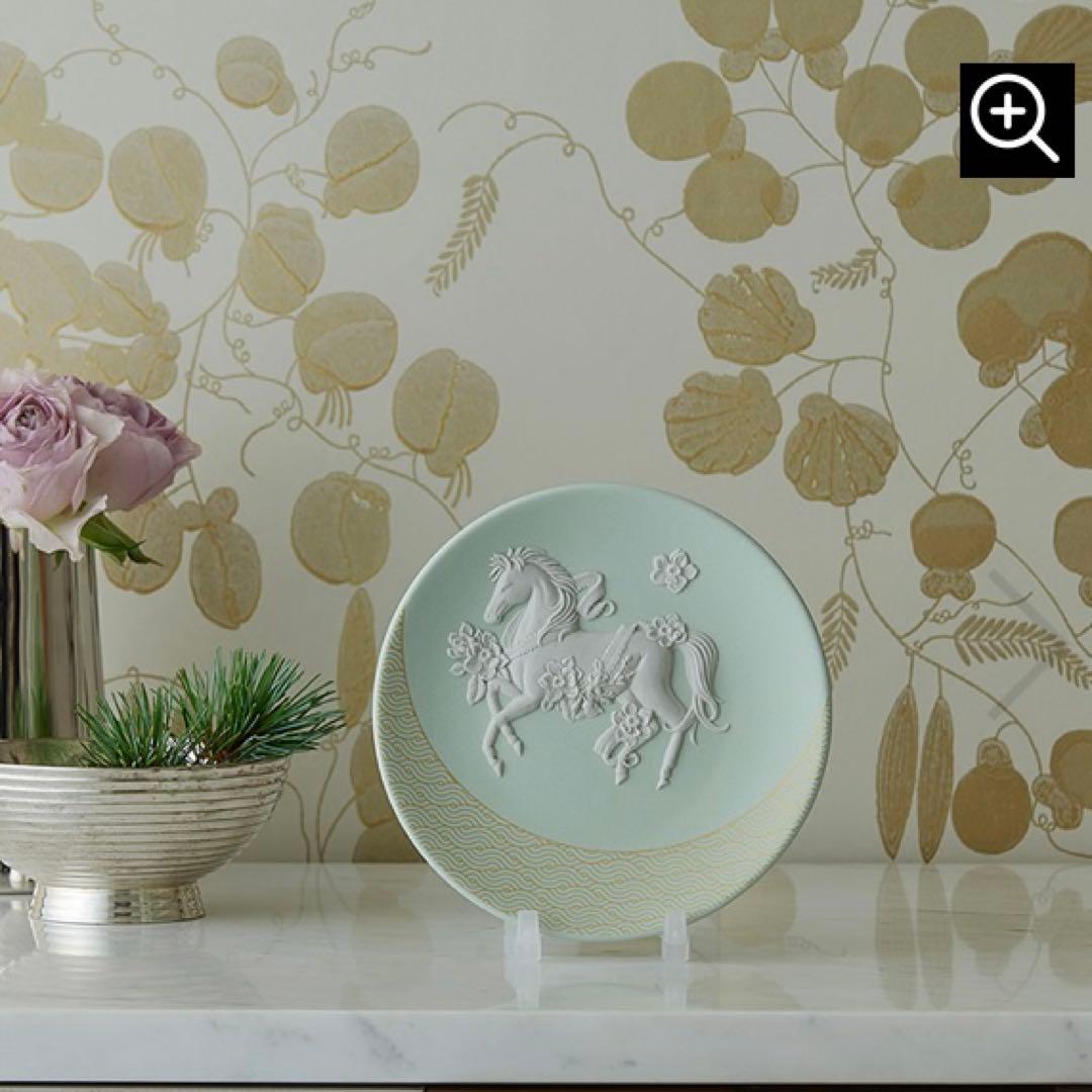 ウェッジウッド　ジャスパー　干支トレイ