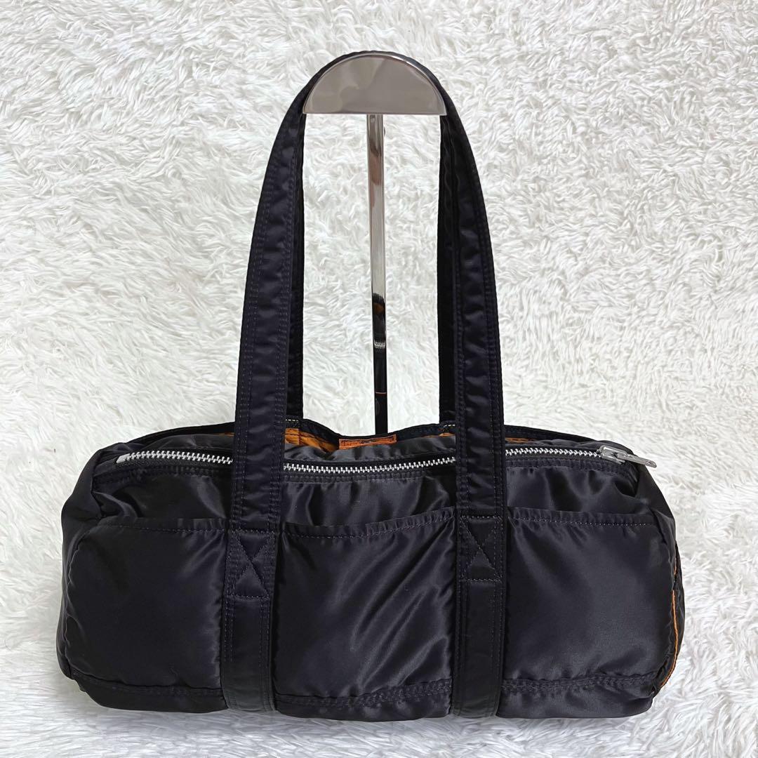 極美品 PORTER TANKER ダッフルバッグ ミニボストン ドラム L
