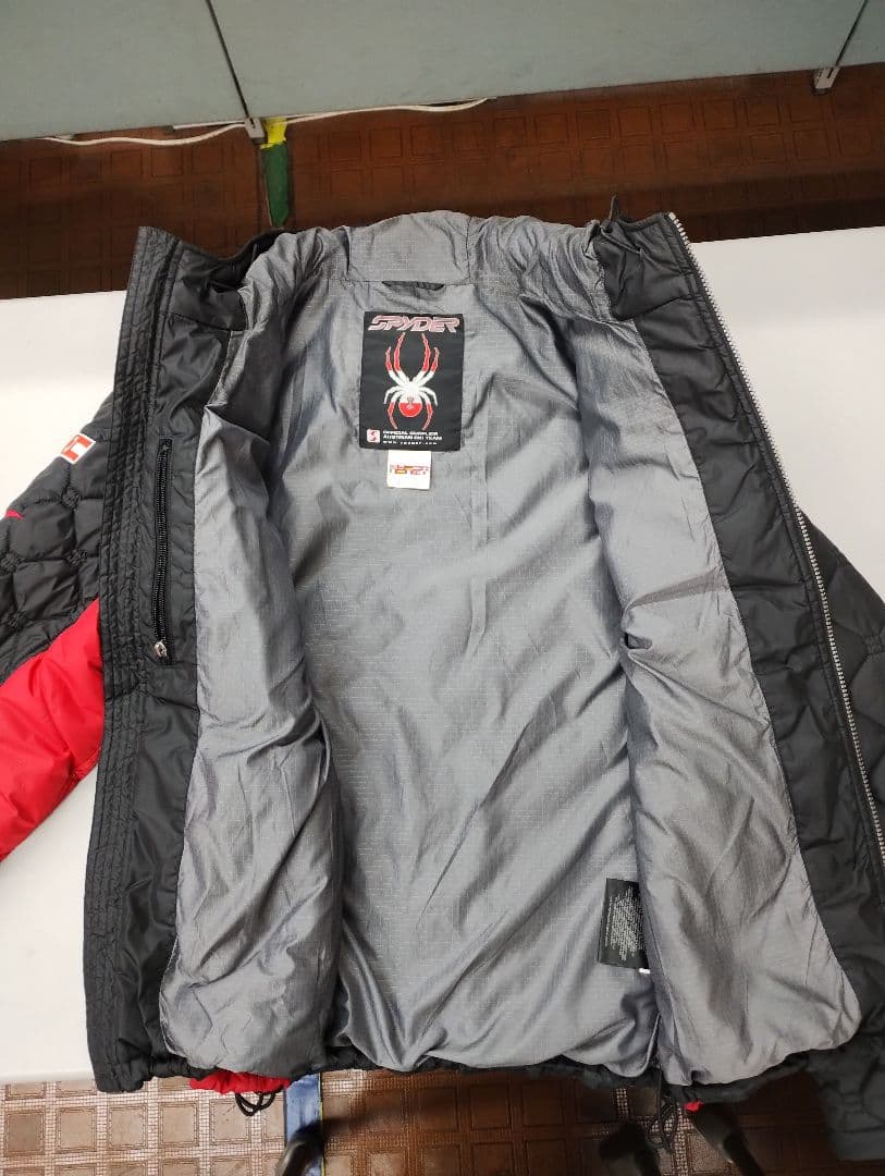 SPYDER オーストリアスキーチーム ジャケット 黒/赤