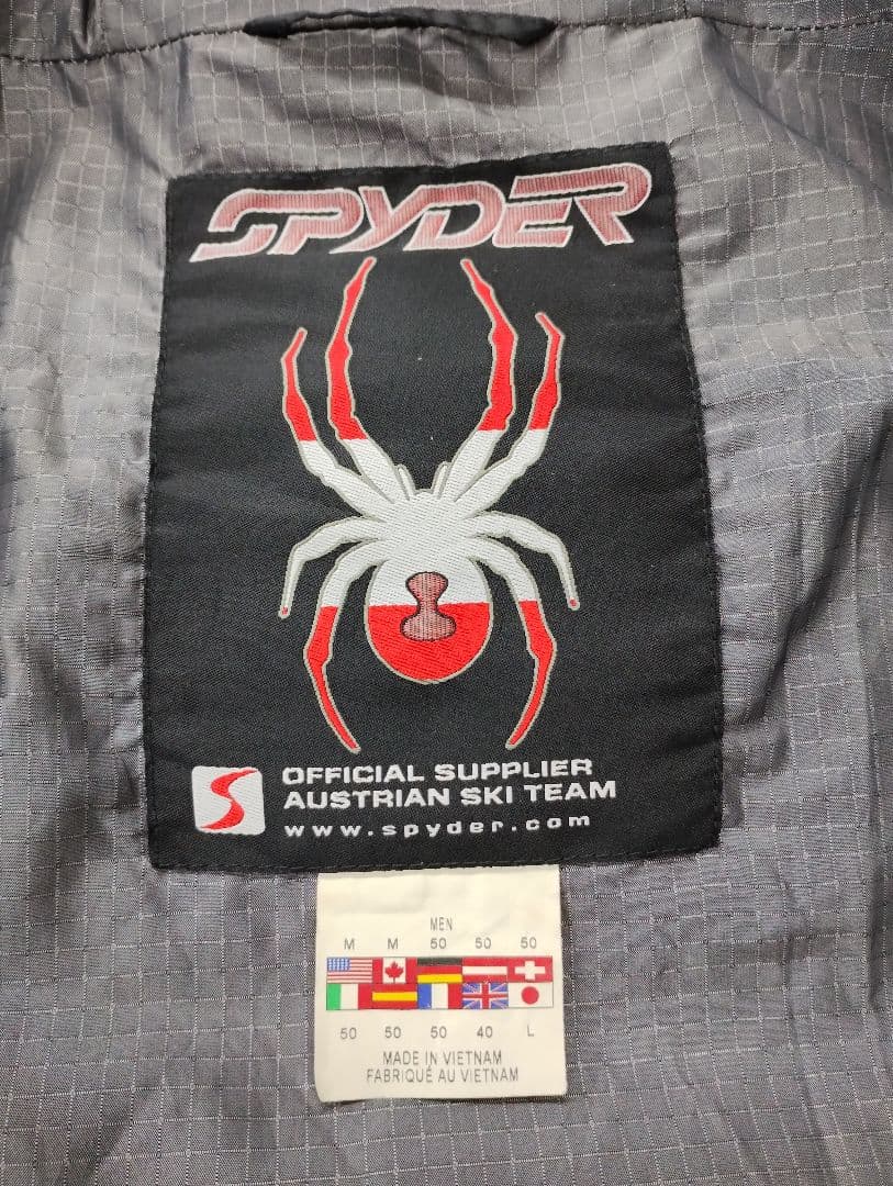 SPYDER オーストリアスキーチーム ジャケット 黒/赤
