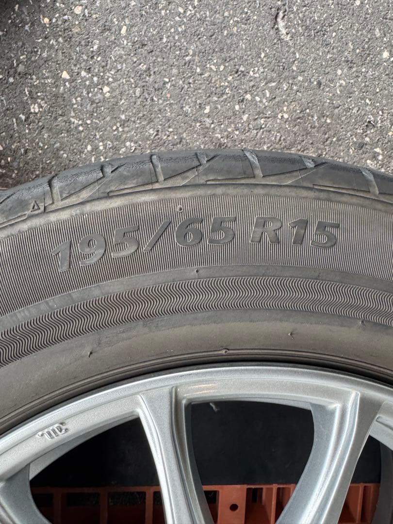195/65R15サマータイヤホイール4本セット