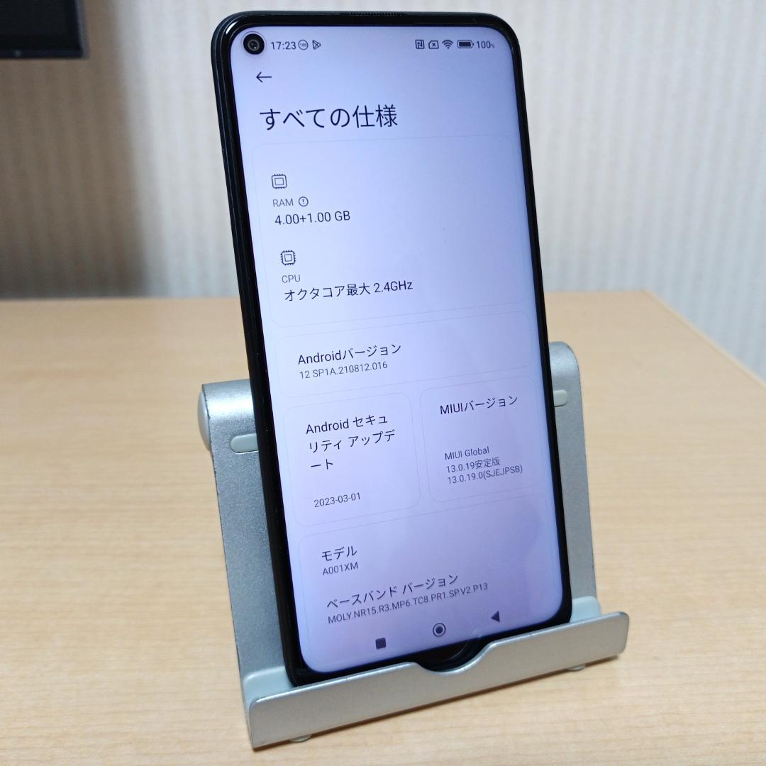 Redmi Note 9T A001XM 4GB/64GB SIMロック解除済