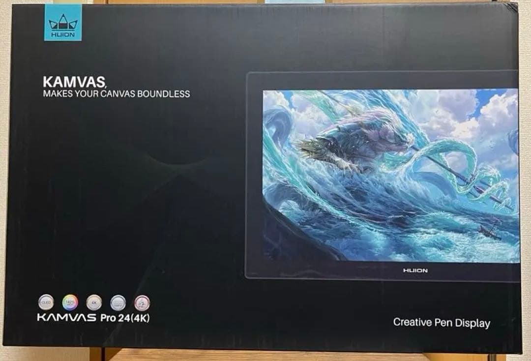 【ほぼ未使用】KAMVAS Pro 24 (4K) 液晶ペンタブレット+付属品
