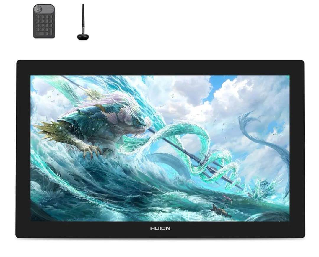 【ほぼ未使用】KAMVAS Pro 24 (4K) 液晶ペンタブレット+付属品