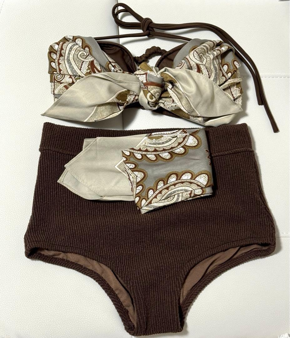 【定価24,200円】FRAY I.D フレイアイディー バンドゥスカーフビキニ